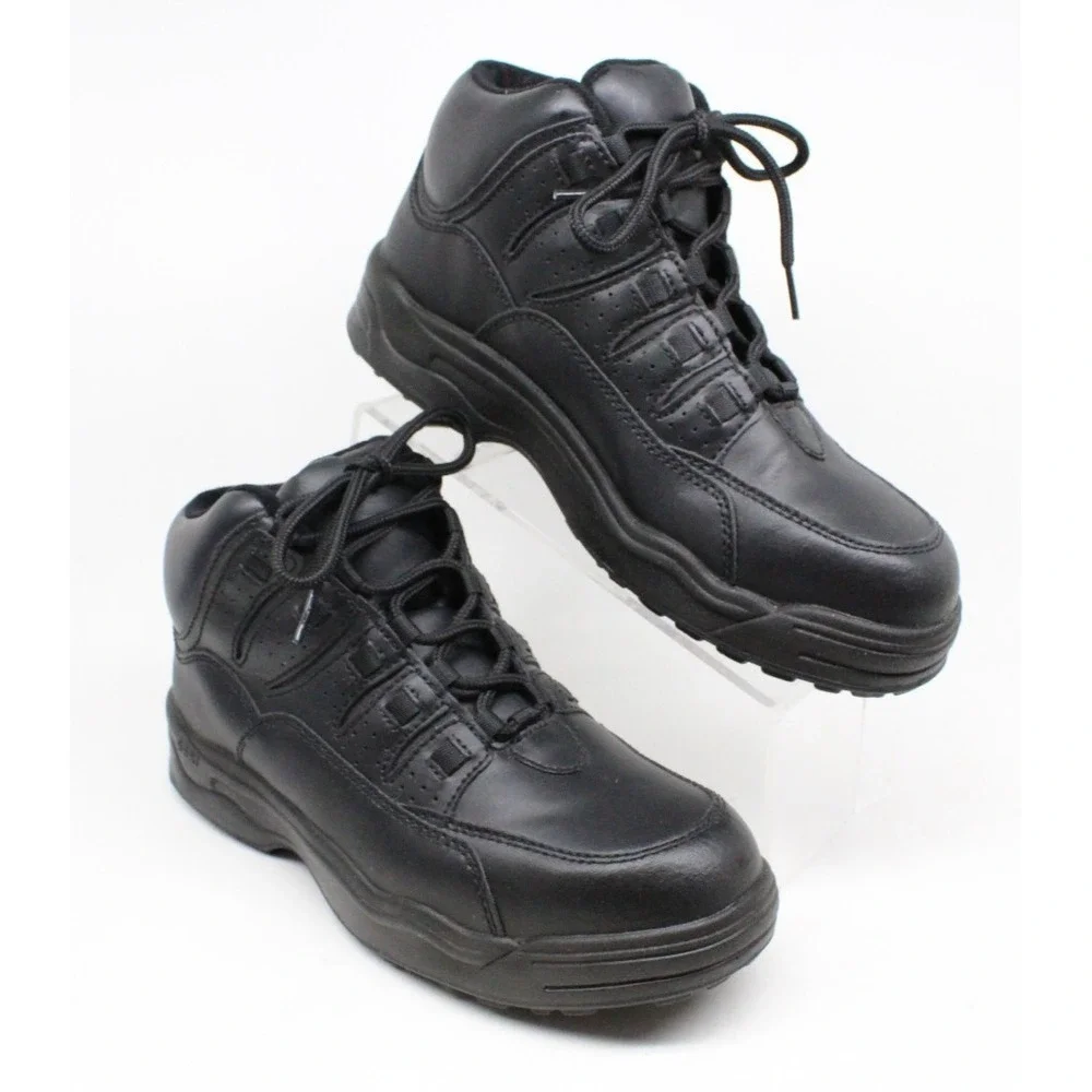 WORX by Red Wing Shoes Men's‎ 10 M 6552 Safety Toe Work Boots Black Leather